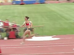 La flaca de cabello castaño Jessica Malone recibe una embestida en el muy cerda x ojete